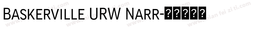 Baskerville URW Narr字体转换